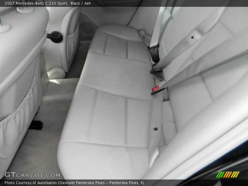 Black / Ash 2007 Mercedes-Benz C 230 Sport