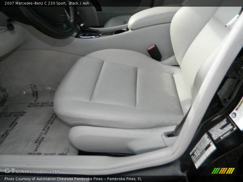 Black / Ash 2007 Mercedes-Benz C 230 Sport