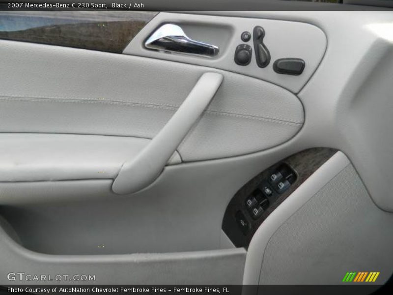 Black / Ash 2007 Mercedes-Benz C 230 Sport