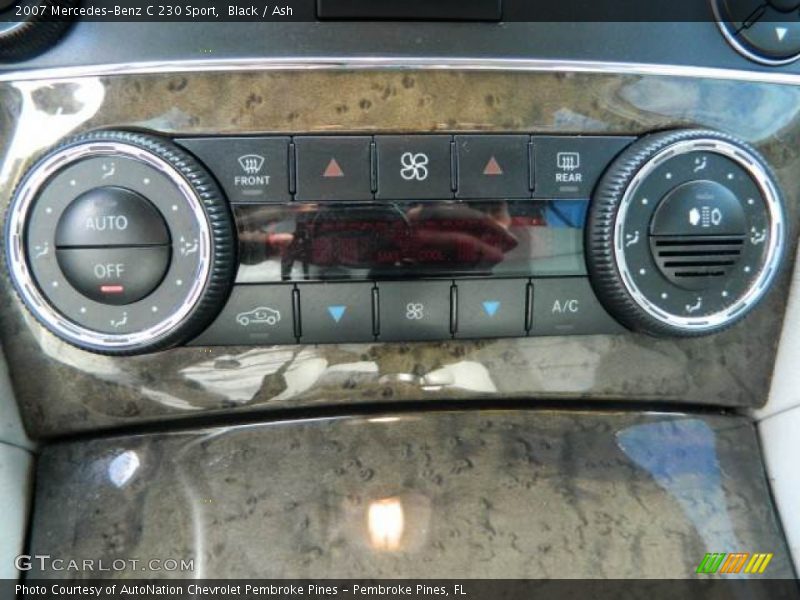 Black / Ash 2007 Mercedes-Benz C 230 Sport