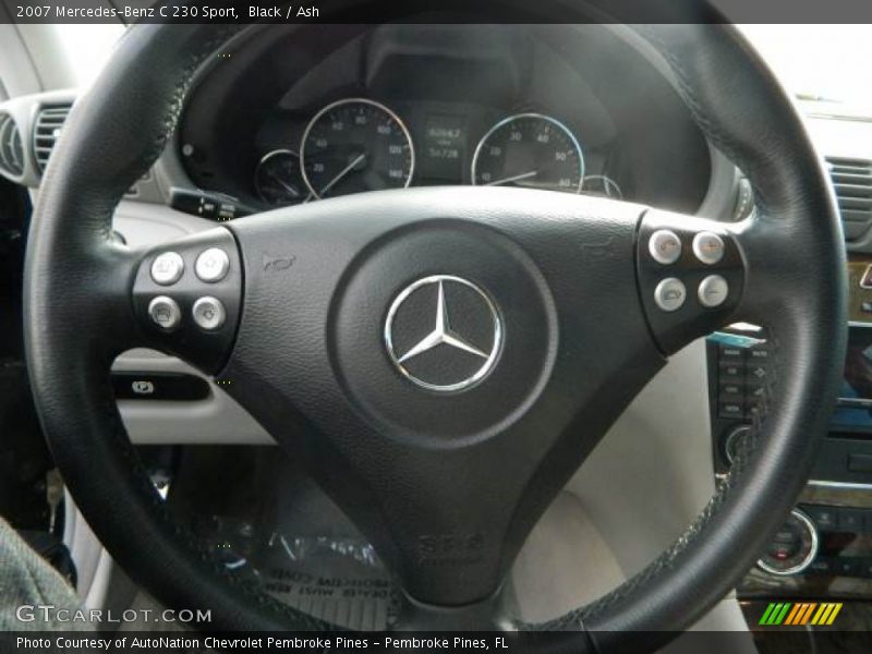 Black / Ash 2007 Mercedes-Benz C 230 Sport