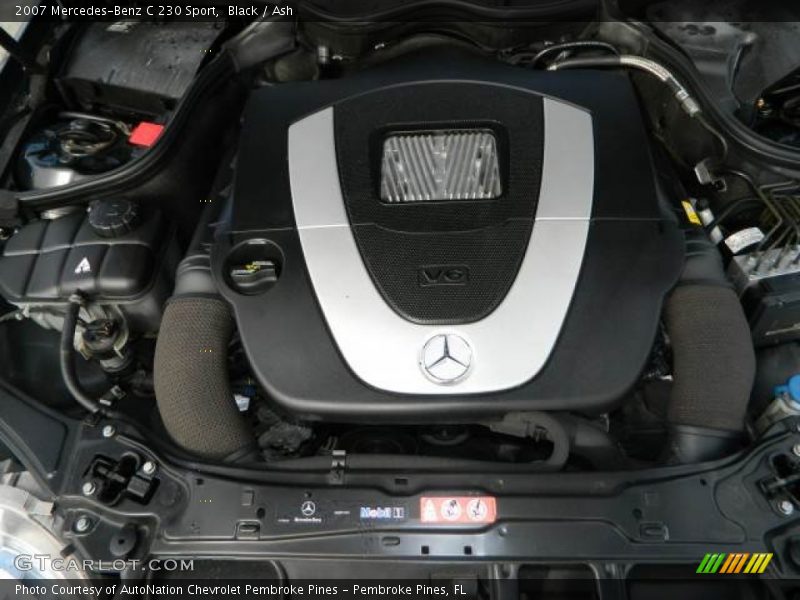 Black / Ash 2007 Mercedes-Benz C 230 Sport