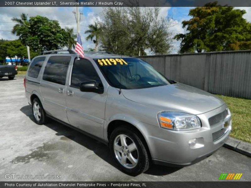 Silverstone Metallic / Medium Gray 2007 Chevrolet Uplander LT