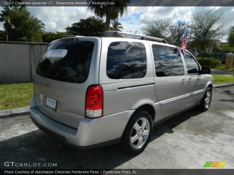 Silverstone Metallic / Medium Gray 2007 Chevrolet Uplander LT