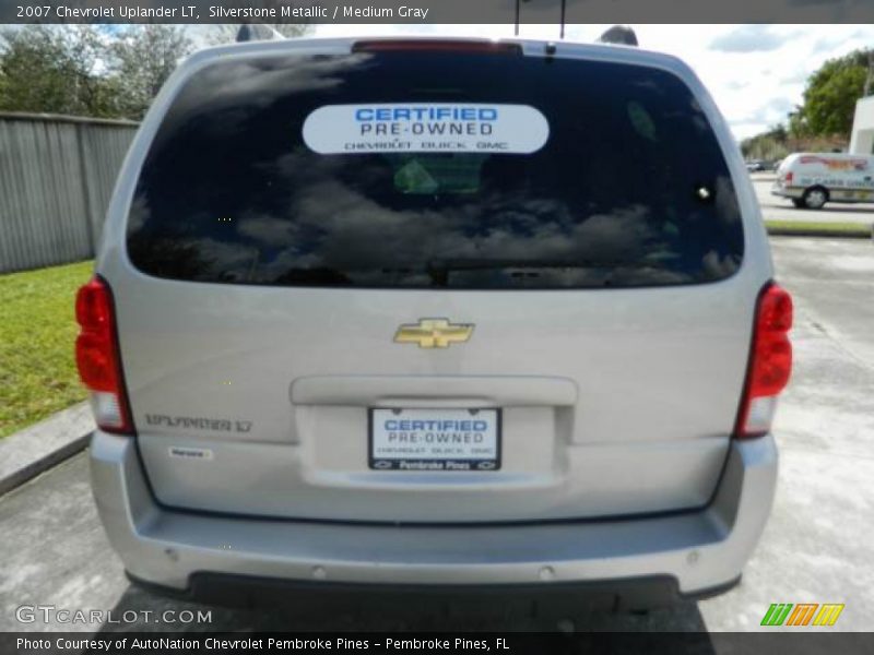 Silverstone Metallic / Medium Gray 2007 Chevrolet Uplander LT