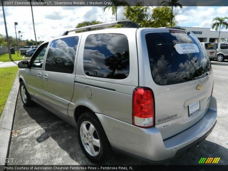 Silverstone Metallic / Medium Gray 2007 Chevrolet Uplander LT