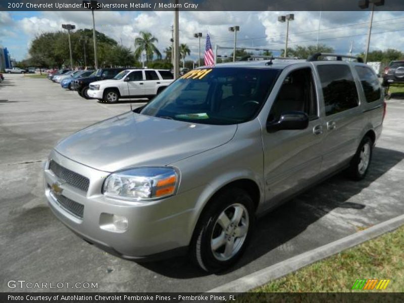 Silverstone Metallic / Medium Gray 2007 Chevrolet Uplander LT