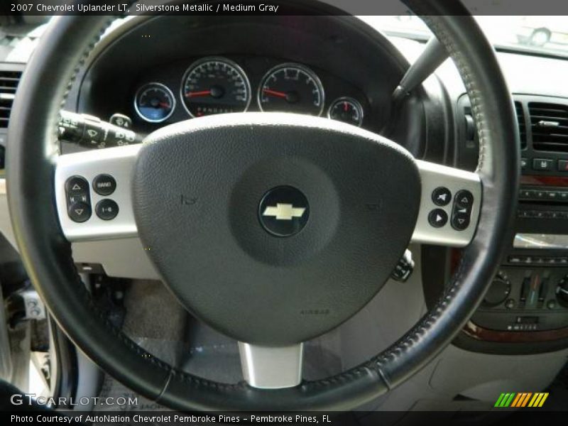 Silverstone Metallic / Medium Gray 2007 Chevrolet Uplander LT