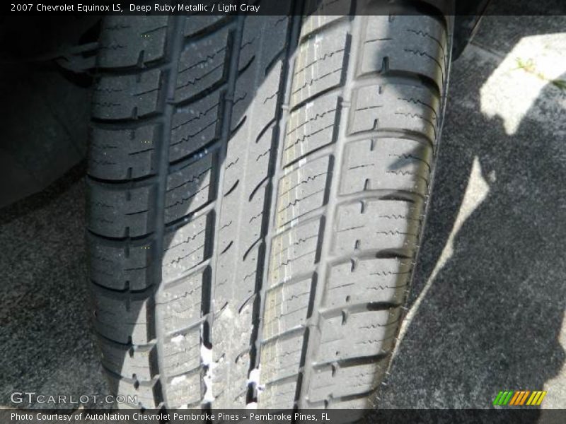 Deep Ruby Metallic / Light Gray 2007 Chevrolet Equinox LS