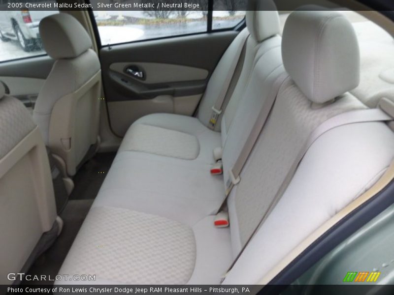 Silver Green Metallic / Neutral Beige 2005 Chevrolet Malibu Sedan