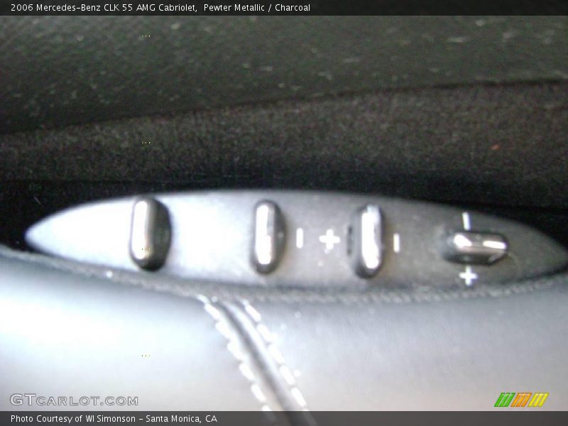 Pewter Metallic / Charcoal 2006 Mercedes-Benz CLK 55 AMG Cabriolet