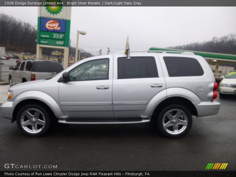 Bright Silver Metallic / Dark/Light Slate Gray 2008 Dodge Durango Limited 4x4