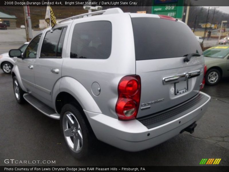 Bright Silver Metallic / Dark/Light Slate Gray 2008 Dodge Durango Limited 4x4