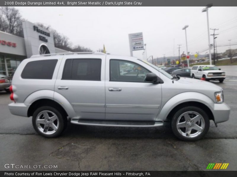 Bright Silver Metallic / Dark/Light Slate Gray 2008 Dodge Durango Limited 4x4