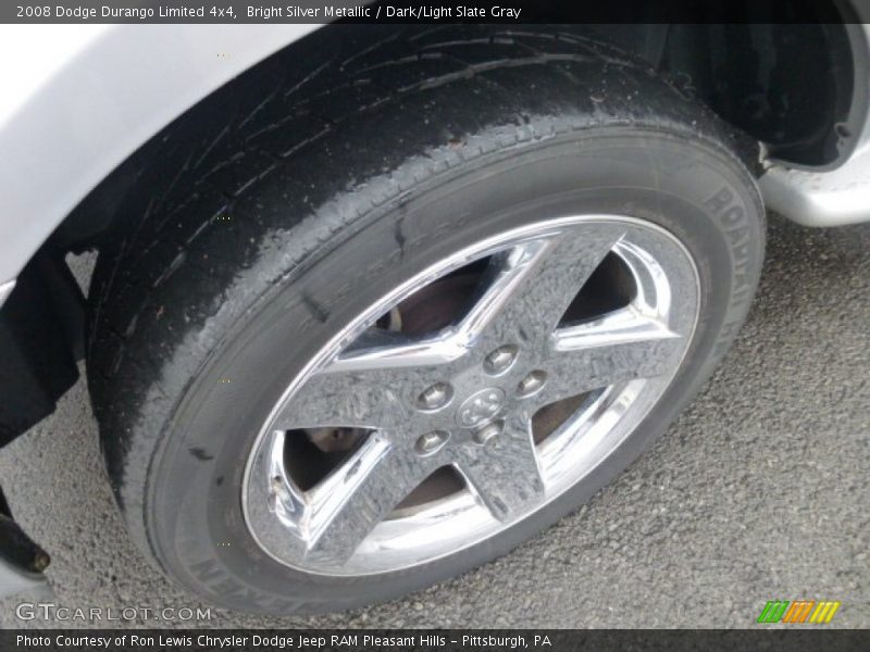 Bright Silver Metallic / Dark/Light Slate Gray 2008 Dodge Durango Limited 4x4