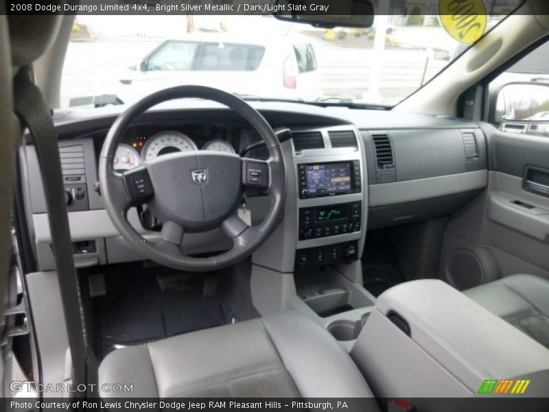 Bright Silver Metallic / Dark/Light Slate Gray 2008 Dodge Durango Limited 4x4