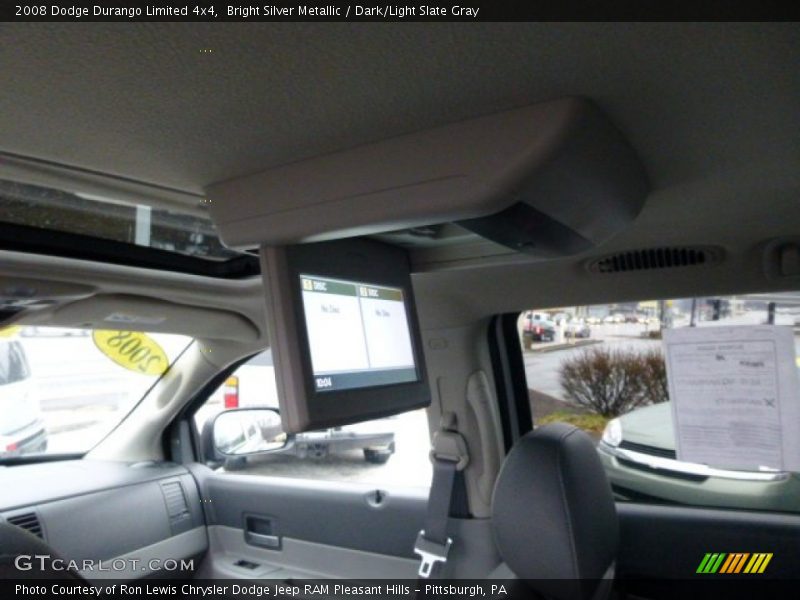 Bright Silver Metallic / Dark/Light Slate Gray 2008 Dodge Durango Limited 4x4
