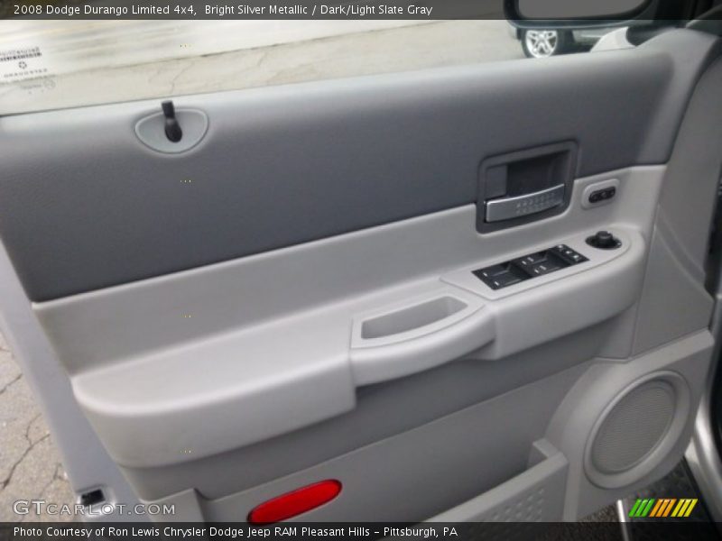 Bright Silver Metallic / Dark/Light Slate Gray 2008 Dodge Durango Limited 4x4