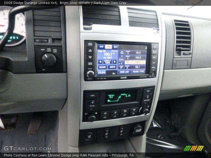Bright Silver Metallic / Dark/Light Slate Gray 2008 Dodge Durango Limited 4x4
