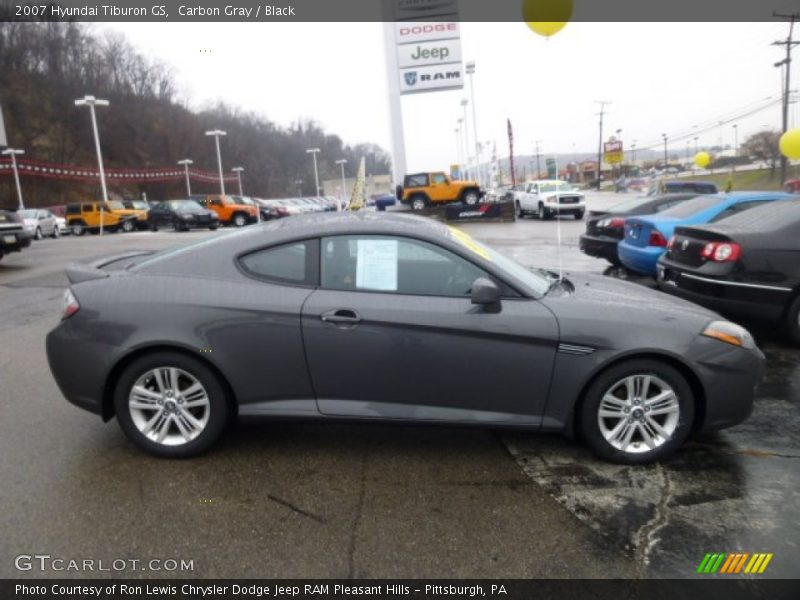 Carbon Gray / Black 2007 Hyundai Tiburon GS