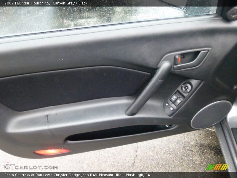 Carbon Gray / Black 2007 Hyundai Tiburon GS
