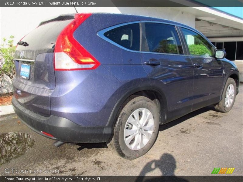Twilight Blue Metallic / Gray 2013 Honda CR-V EX