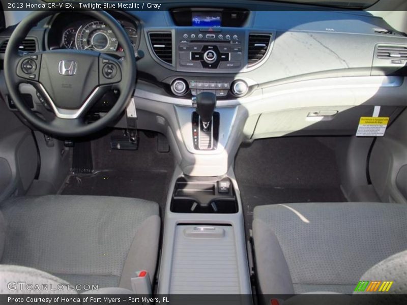 Twilight Blue Metallic / Gray 2013 Honda CR-V EX
