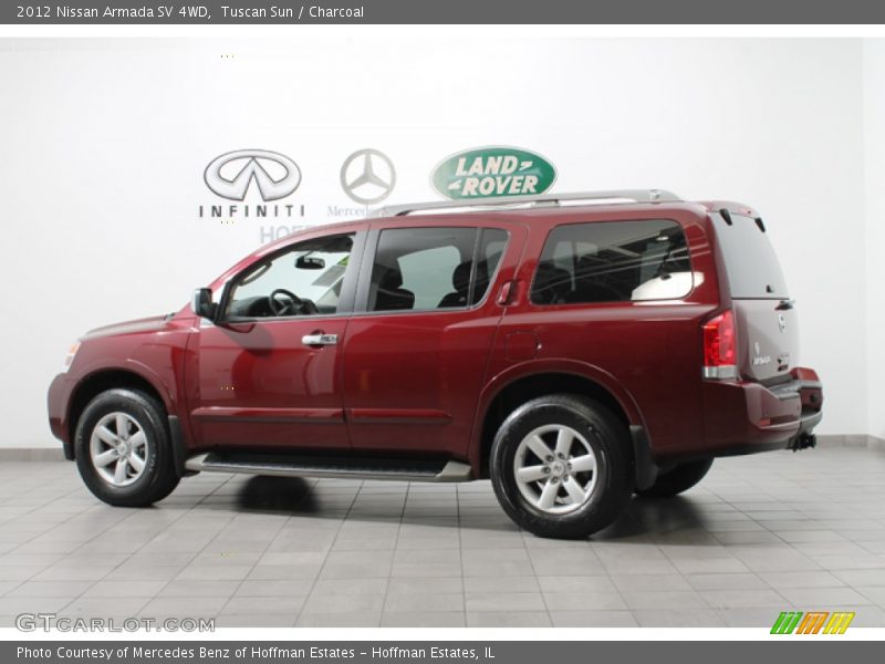Tuscan Sun / Charcoal 2012 Nissan Armada SV 4WD