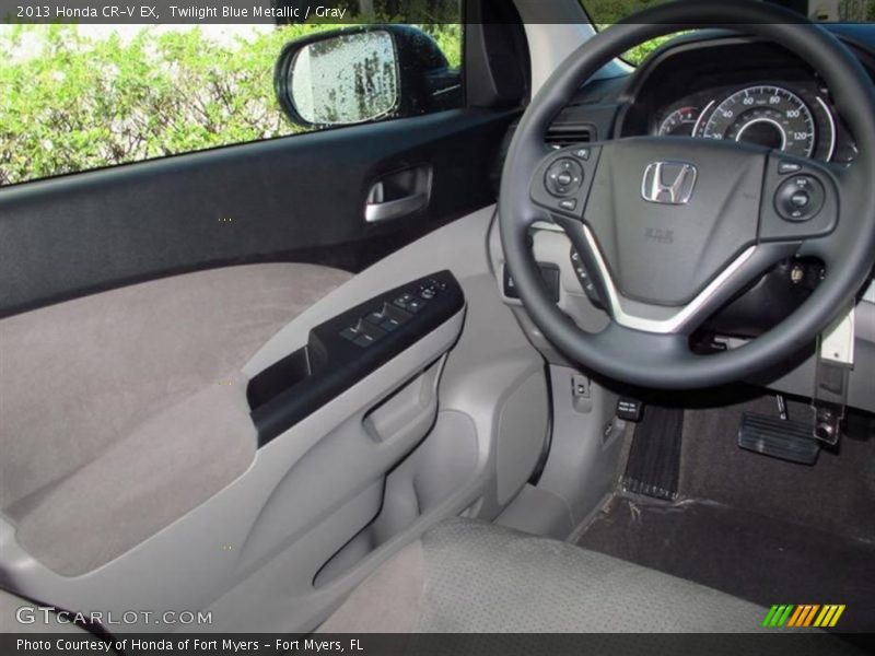 Twilight Blue Metallic / Gray 2013 Honda CR-V EX