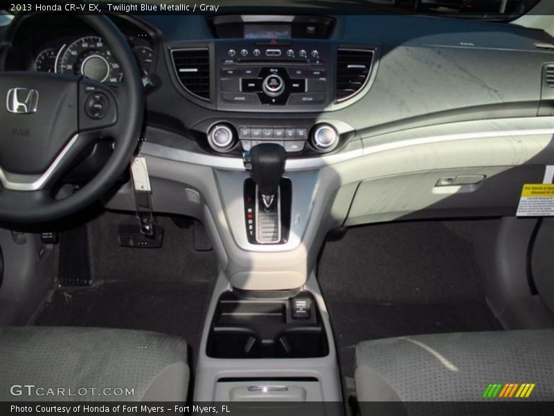 Twilight Blue Metallic / Gray 2013 Honda CR-V EX
