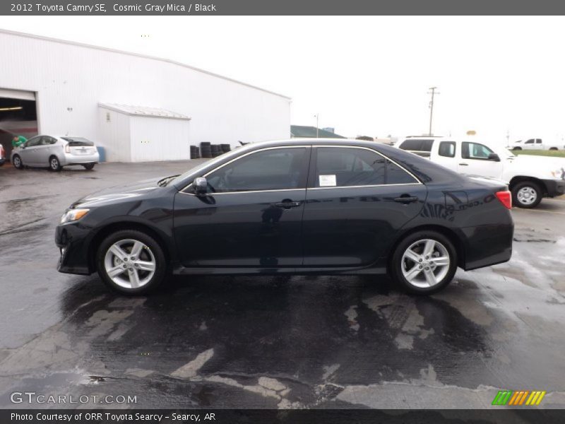 Cosmic Gray Mica / Black 2012 Toyota Camry SE