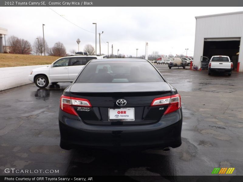 Cosmic Gray Mica / Black 2012 Toyota Camry SE