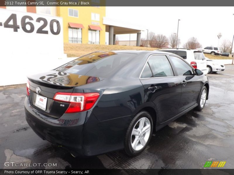 Cosmic Gray Mica / Black 2012 Toyota Camry SE