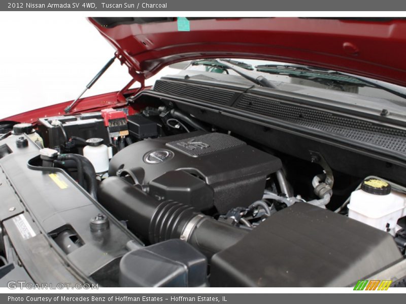  2012 Armada SV 4WD Engine - 5.6 Liter DOHC 32-Valve CVTCS V8