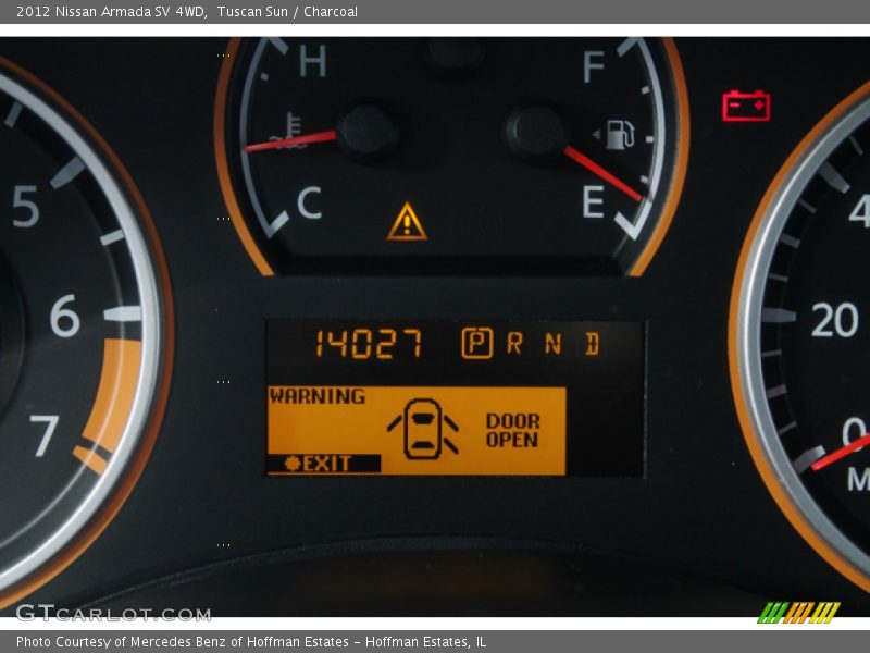 Tuscan Sun / Charcoal 2012 Nissan Armada SV 4WD