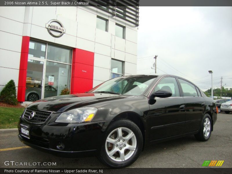 Super Black / Charcoal 2006 Nissan Altima 2.5 S