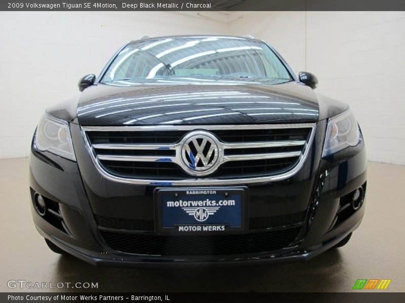 Deep Black Metallic / Charcoal 2009 Volkswagen Tiguan SE 4Motion