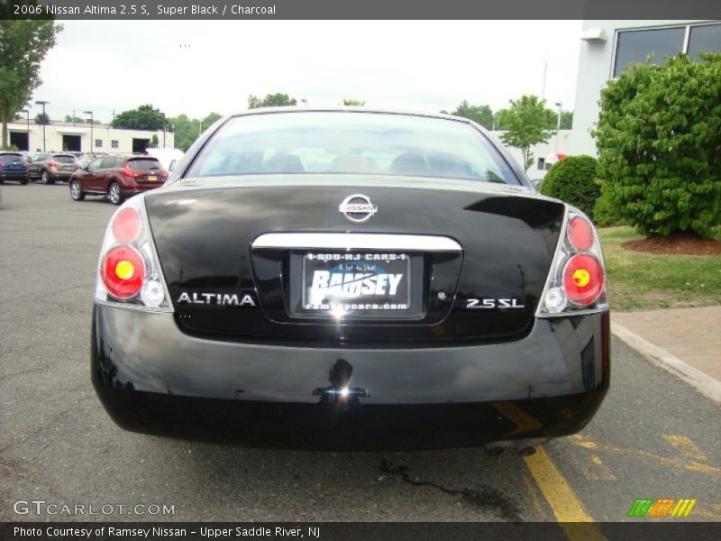 Super Black / Charcoal 2006 Nissan Altima 2.5 S