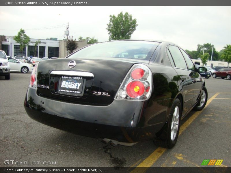 Super Black / Charcoal 2006 Nissan Altima 2.5 S
