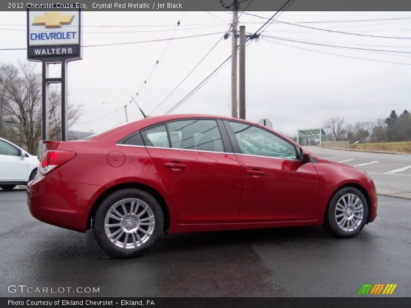 Crystal Red Metallic / Jet Black 2012 Chevrolet Cruze Eco