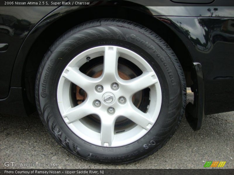 Super Black / Charcoal 2006 Nissan Altima 2.5 S