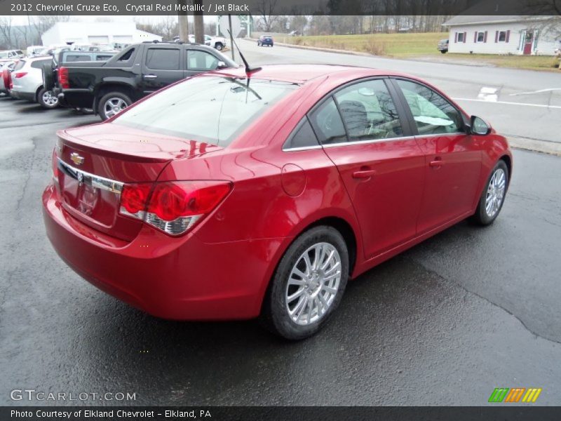 Crystal Red Metallic / Jet Black 2012 Chevrolet Cruze Eco