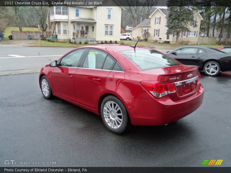 Crystal Red Metallic / Jet Black 2012 Chevrolet Cruze Eco