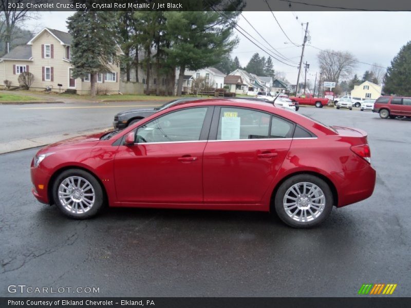 Crystal Red Metallic / Jet Black 2012 Chevrolet Cruze Eco