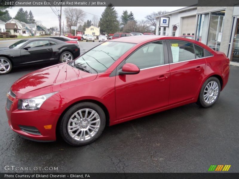 Crystal Red Metallic / Jet Black 2012 Chevrolet Cruze Eco