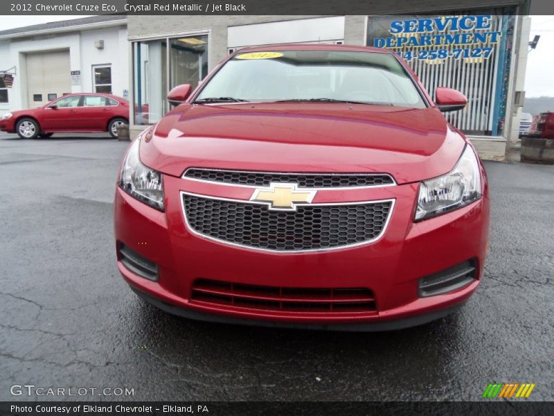 Crystal Red Metallic / Jet Black 2012 Chevrolet Cruze Eco