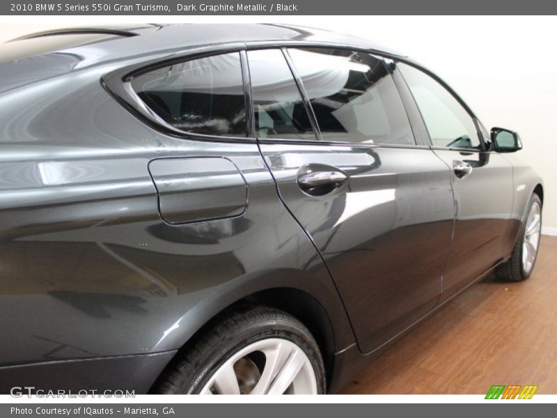 Dark Graphite Metallic / Black 2010 BMW 5 Series 550i Gran Turismo