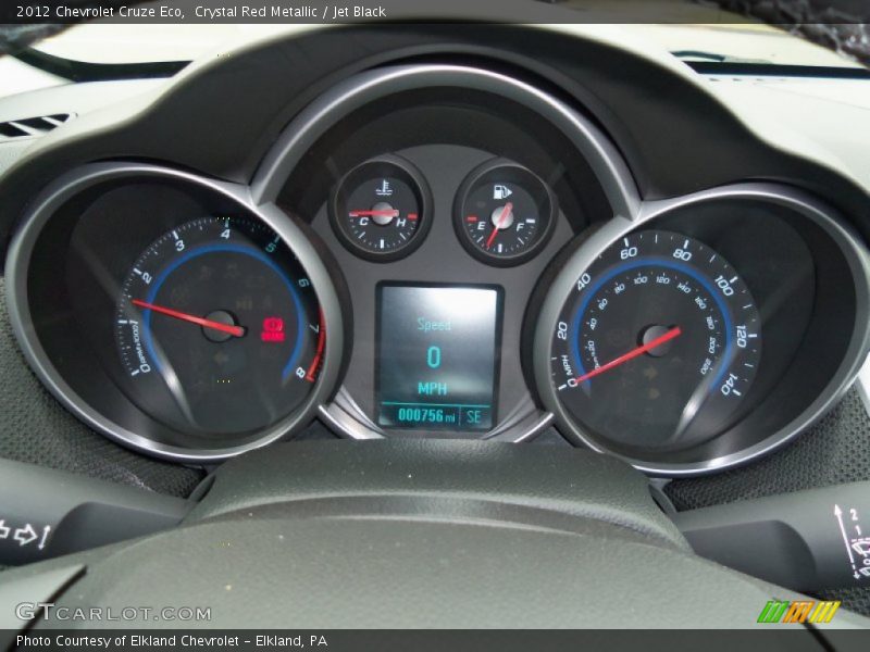 Crystal Red Metallic / Jet Black 2012 Chevrolet Cruze Eco