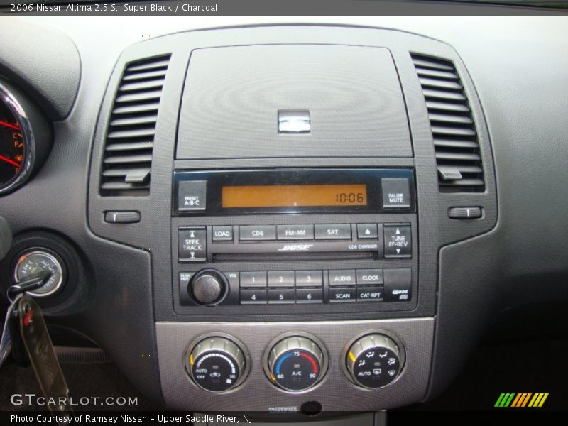 Super Black / Charcoal 2006 Nissan Altima 2.5 S