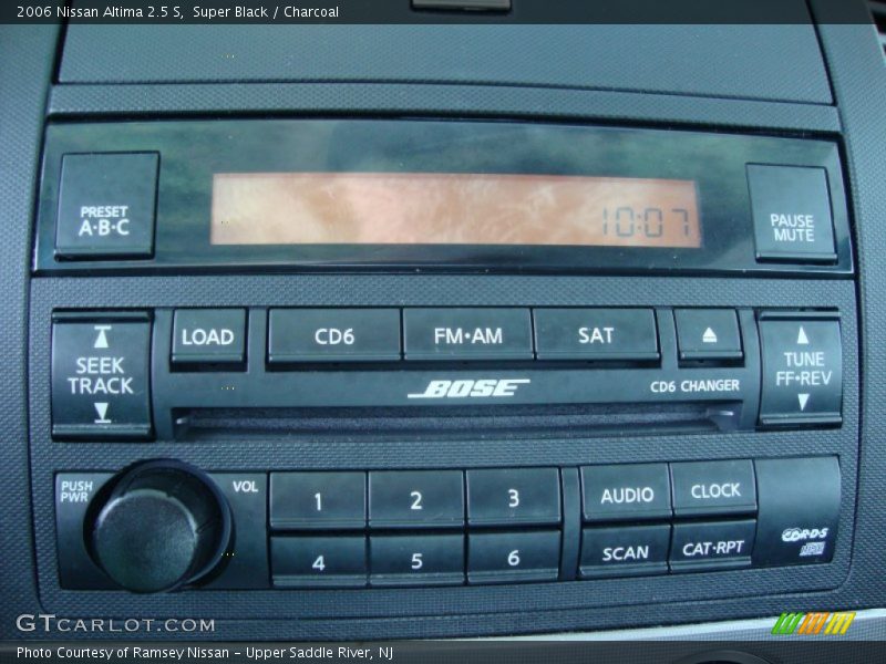 Super Black / Charcoal 2006 Nissan Altima 2.5 S
